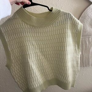 Papermoon Light Yellow Sweater Vest